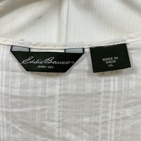 Eddie Bauer Peasant Style Blouse - Picture 2 of 6